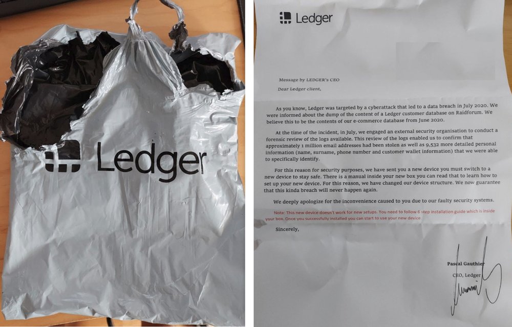 警惕假Ledger硬件钱包窃取了你所有加密资产