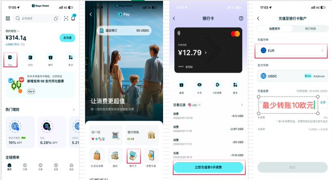 Bitget U卡资金入金盈透证券（IBKR）教程